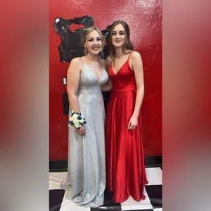Red prom dress size 0/2